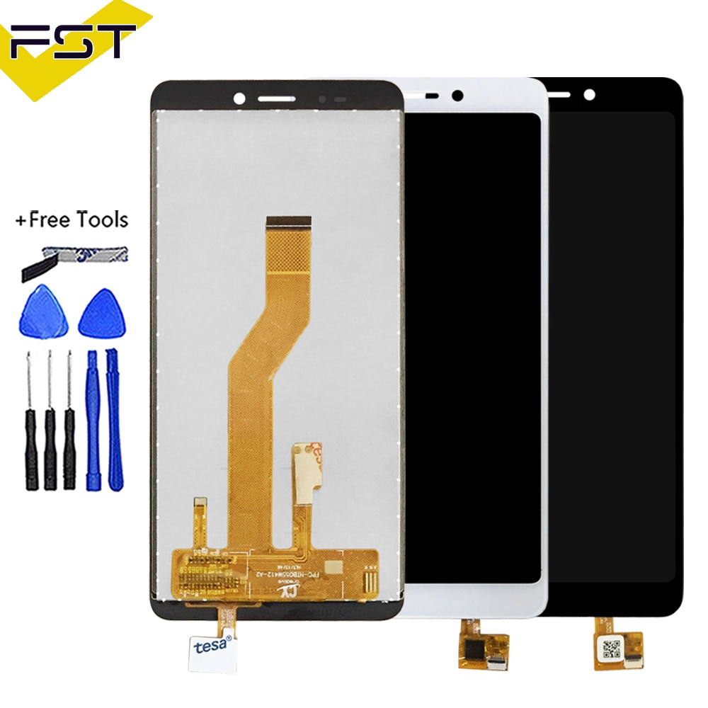 5.45 ''per Wiko Jerry 3 Schermo LCD e di Tocco Assemblea di Schermo completo di Schermo LCD per Wiko Jerry3 di Vetro Dello Schermo pannello + Strumenti