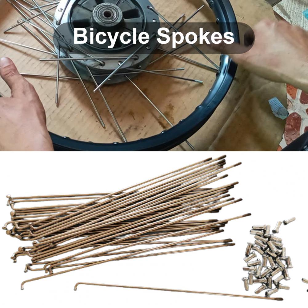 Cycle Steel Spokes Bike Parts Steel Spokes Steel Compact Universal 2.5mm Cycle Steel Spokes