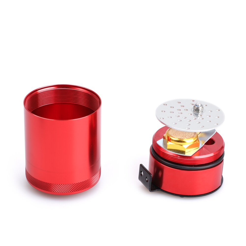 Billet Aluminum Universal Oil Container Baffled Oil Catch Can Fuel Reservoir Tank