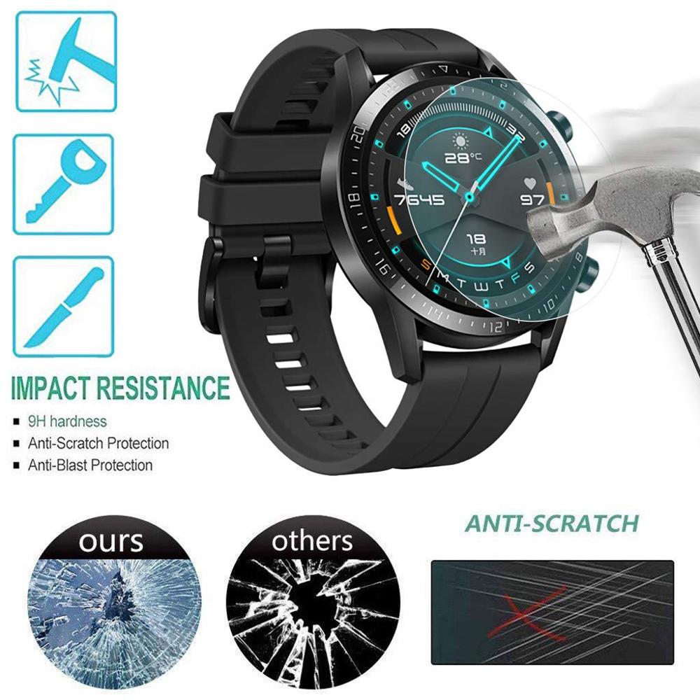 Tempered Glass for HUAWEI watch GT 2 band Screen Protector 42/46 mm Polymer Materials Full Protective Film HUAWEI watch GT2 46mm