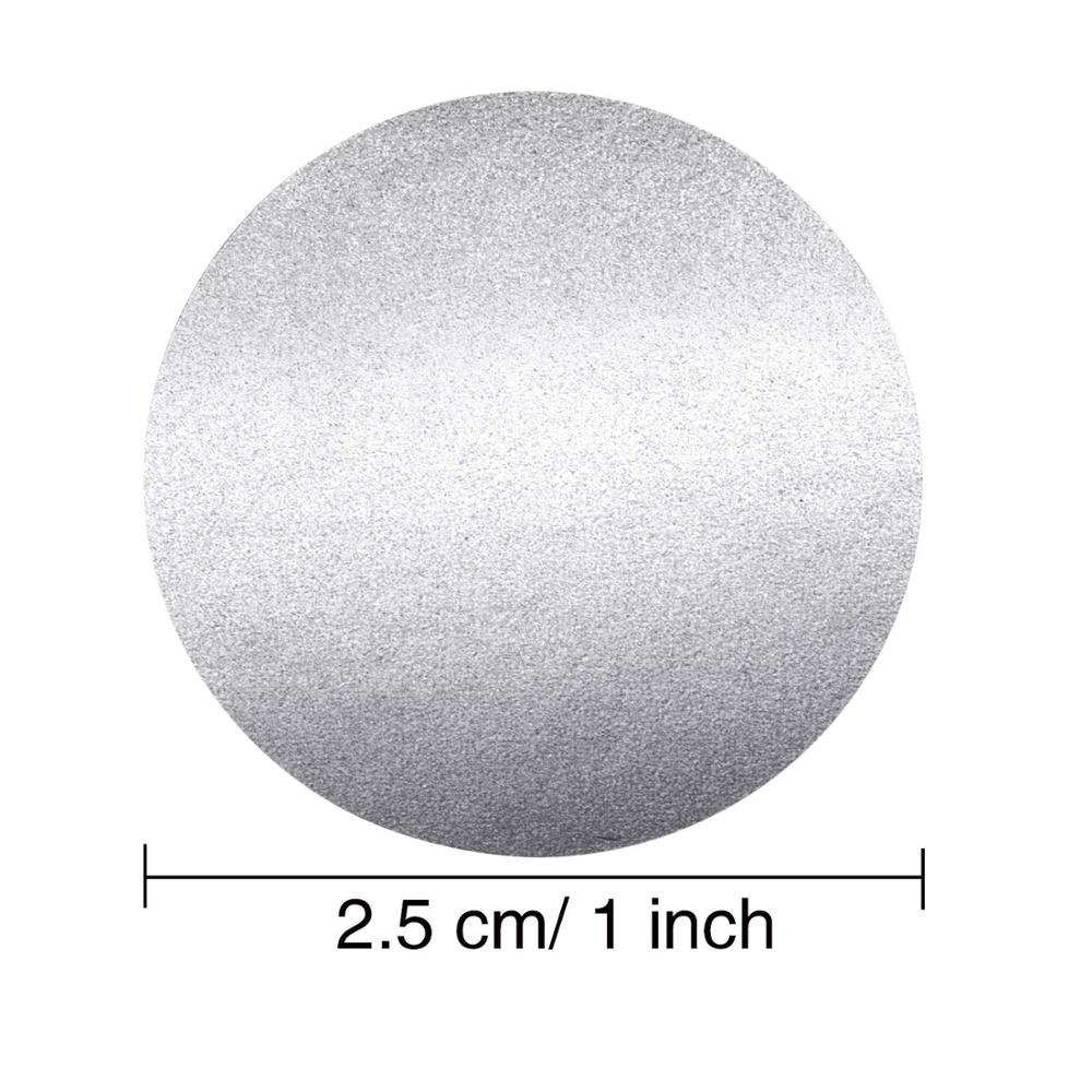 1Inch Ronde Zilver Scratch Off Stickers 300Pcs/Roll Scratch Off Stickers Voor Party Activiteit Spel Stickers Kids diy Speelgoed Stickers