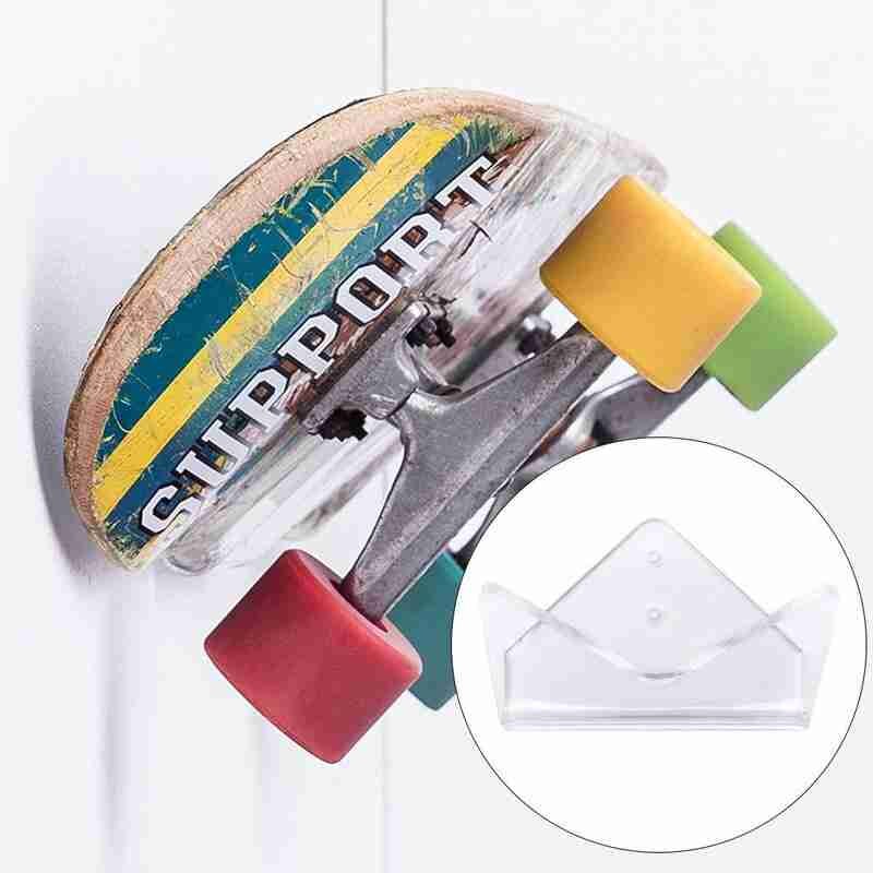 Skateboard muurbeugel display standaard houder acryl scooter deck transparant longboard rek skateboards standaard ski skate  f1 b 8