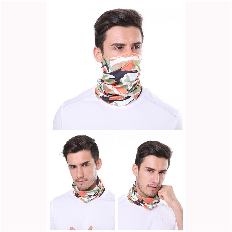 Unisex Beanie Hats Ski Snood Scarf Women Men Thermal Fleece Scarf Snood Neck Warmer Face Mask Winter Spring