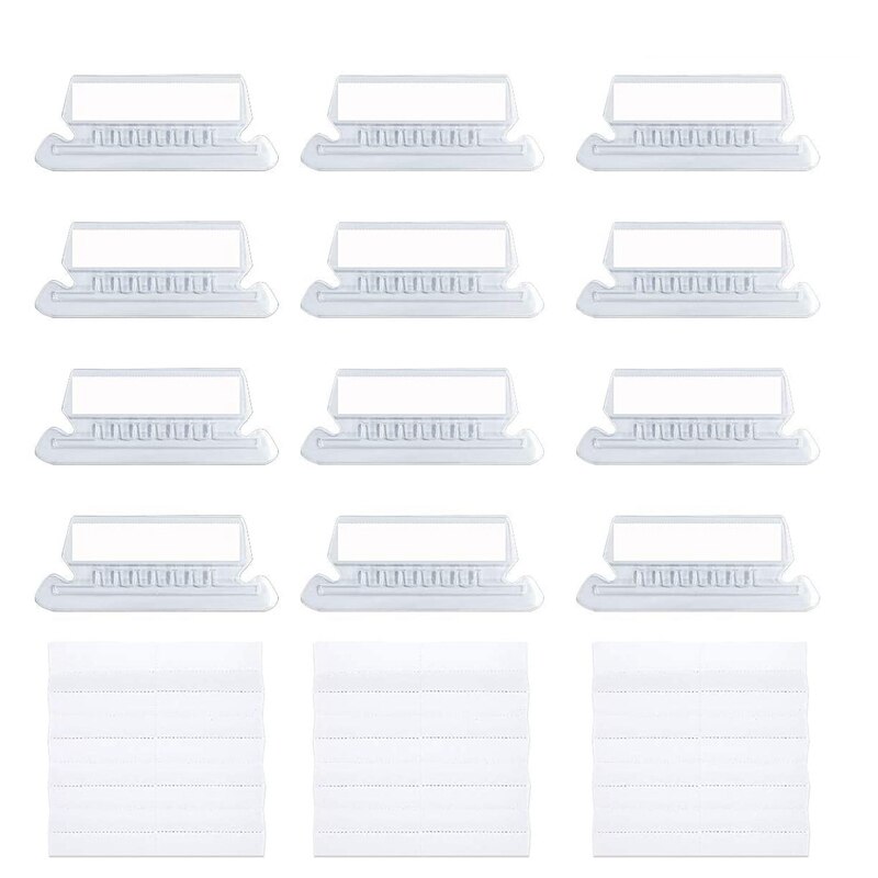 210 Sets Hanging File Folder Tabs and Inserts for Quick Identification of Hanging Files Includes 210 Plastic Tabs