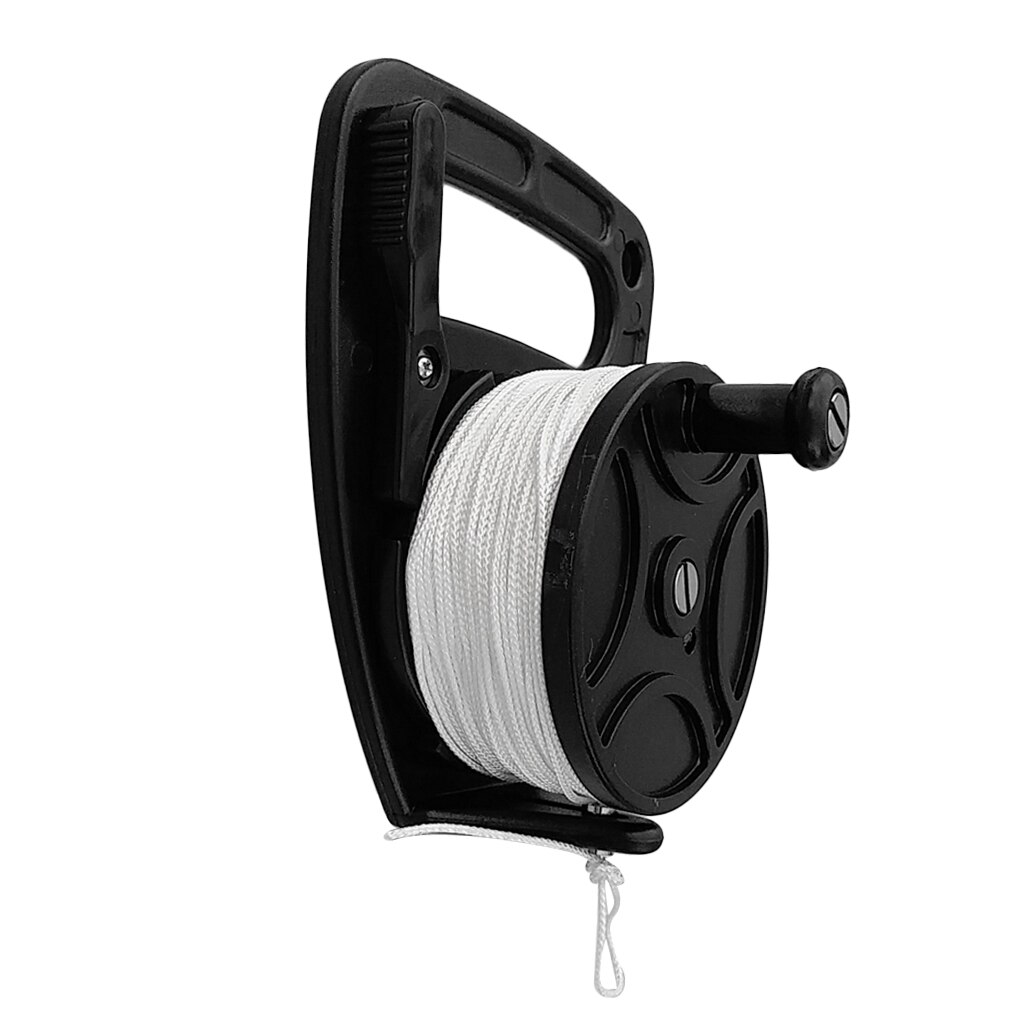 1 Pcs 150 ft Line Scuba Diving Reel Handheld Multi Purpose Diving Cave Reel for Underwater Scuba Diving Snorkeling Accessories
