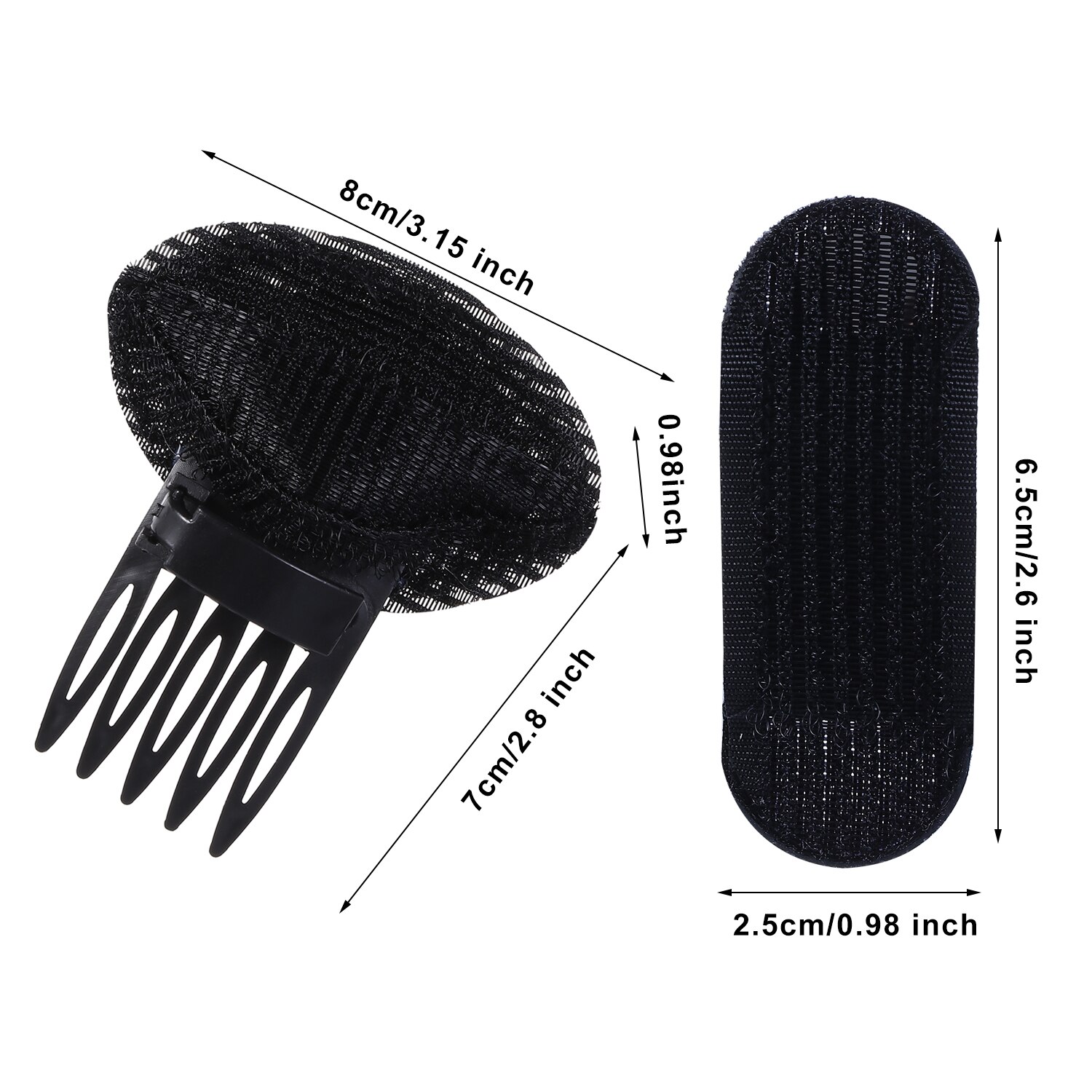 1pc nylon volumen hår base pust hår hoved pude fluffy prinsesse styling tilbehør bump it up dame pige hår skønhed værktøj