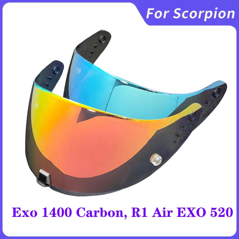 Motorradhelm-Visierlinse. Passend für sterben folgende Helme mit dem KDF-16-1-Mechanismus für Skorpion Exo 1400 Kohlenstoff, R1 Luft EXO 520
