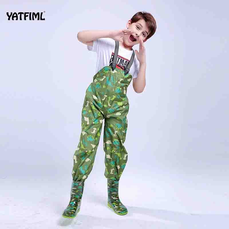 YATFIML Children Pants Baby Boys Girls Outdoor Rain Trousers Boy Girl Kids PU Waterproof Pants for 3T-7T: style4 / 7T