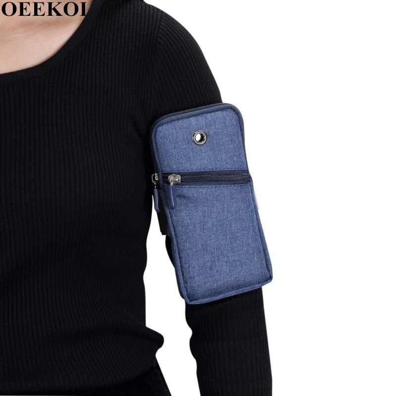 OEEKOI Universal Outdoor Sport Armband Phone Bag voor Oukitel C12/U25 Pro/U23/C12 Pro/OK6000 plus/U18/K5/K6/K8000/Mix 2/K5000/K3