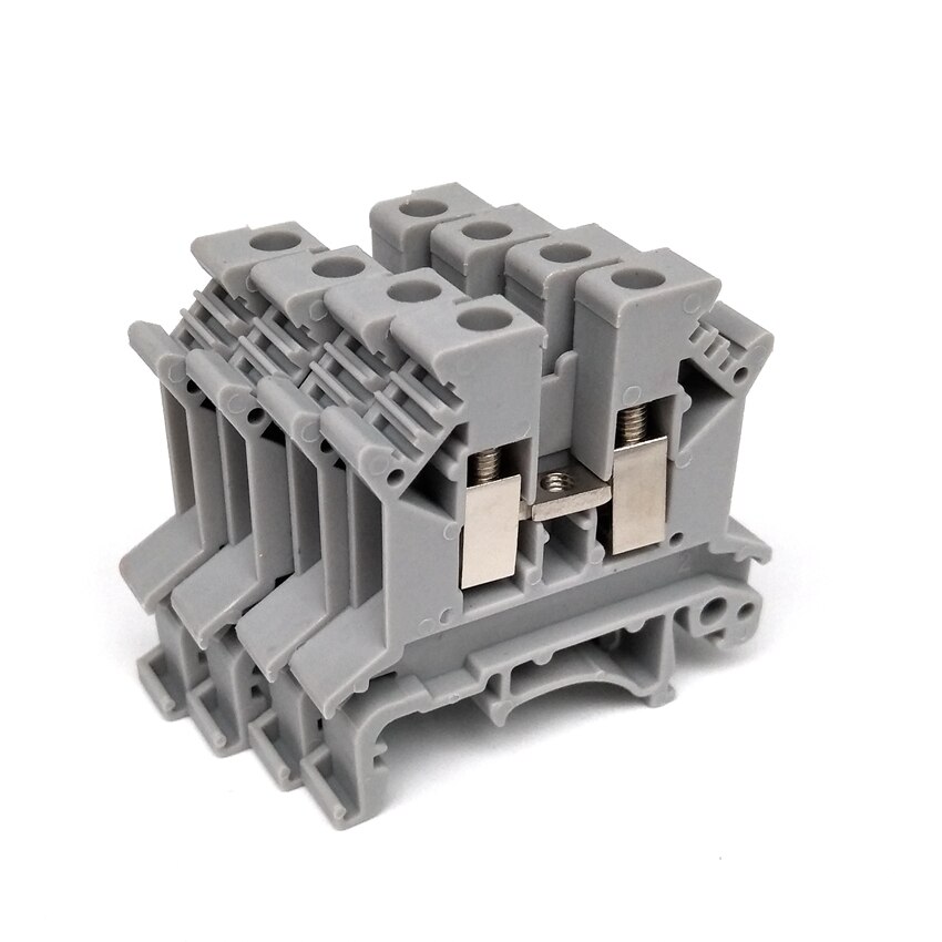 100Pcs/Lot DIN Rail Terminal Block UK-2.5B