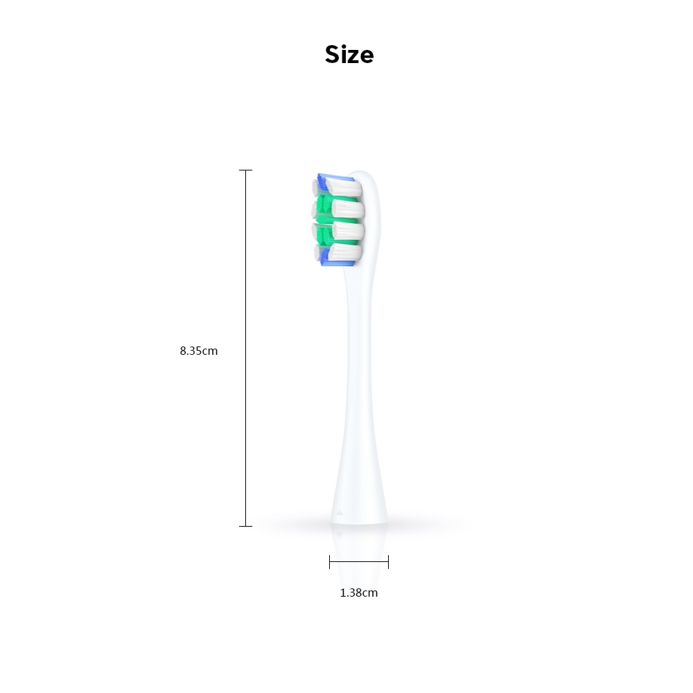 Udskiftning af elektriske tandbørstehoveder til oclean sonisk elektrisk tandbørste x / x pro / z1/  se / en dybe rengøringsbørstehoveder