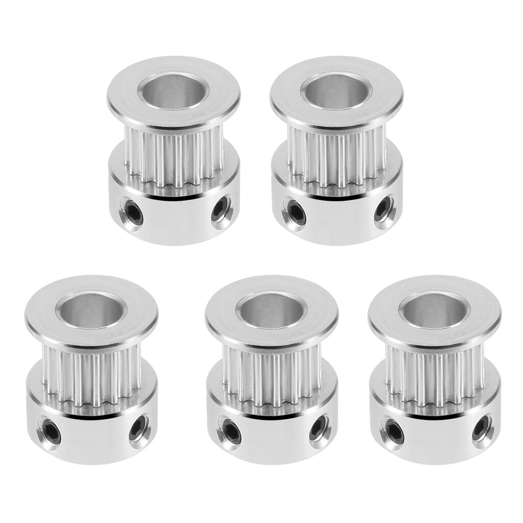 5pcs 16 Tanden 5mm Boring Timing Riemschijf Wiel Voor 3D Printer