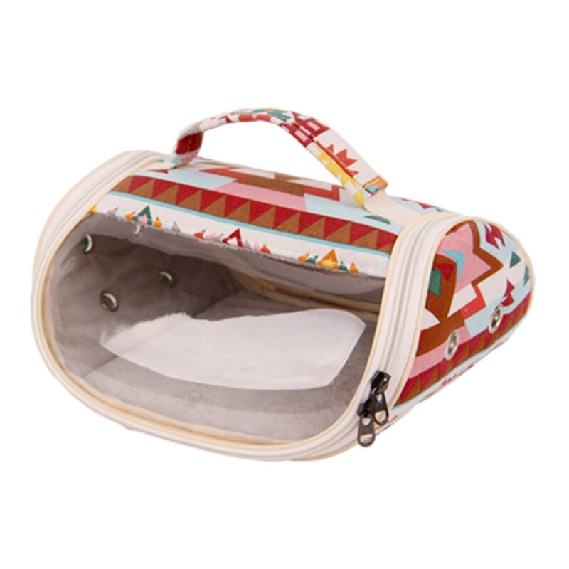 Vogel Carrier Parrot Hamster Reistas Ademend Valkparkiet Conure Van Uitgaande Tas: 1