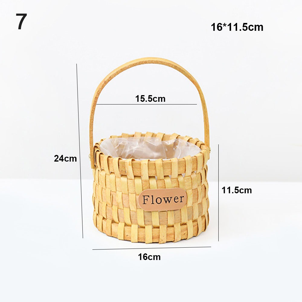 Cestino intrecciato Cestino intrecciato a mano alla moda fatto a mano Cesto di fiori portatile in carta fai-da-te Cesto intrecciato a mano Cestino portaoggetti intrecciato a mano: Viola