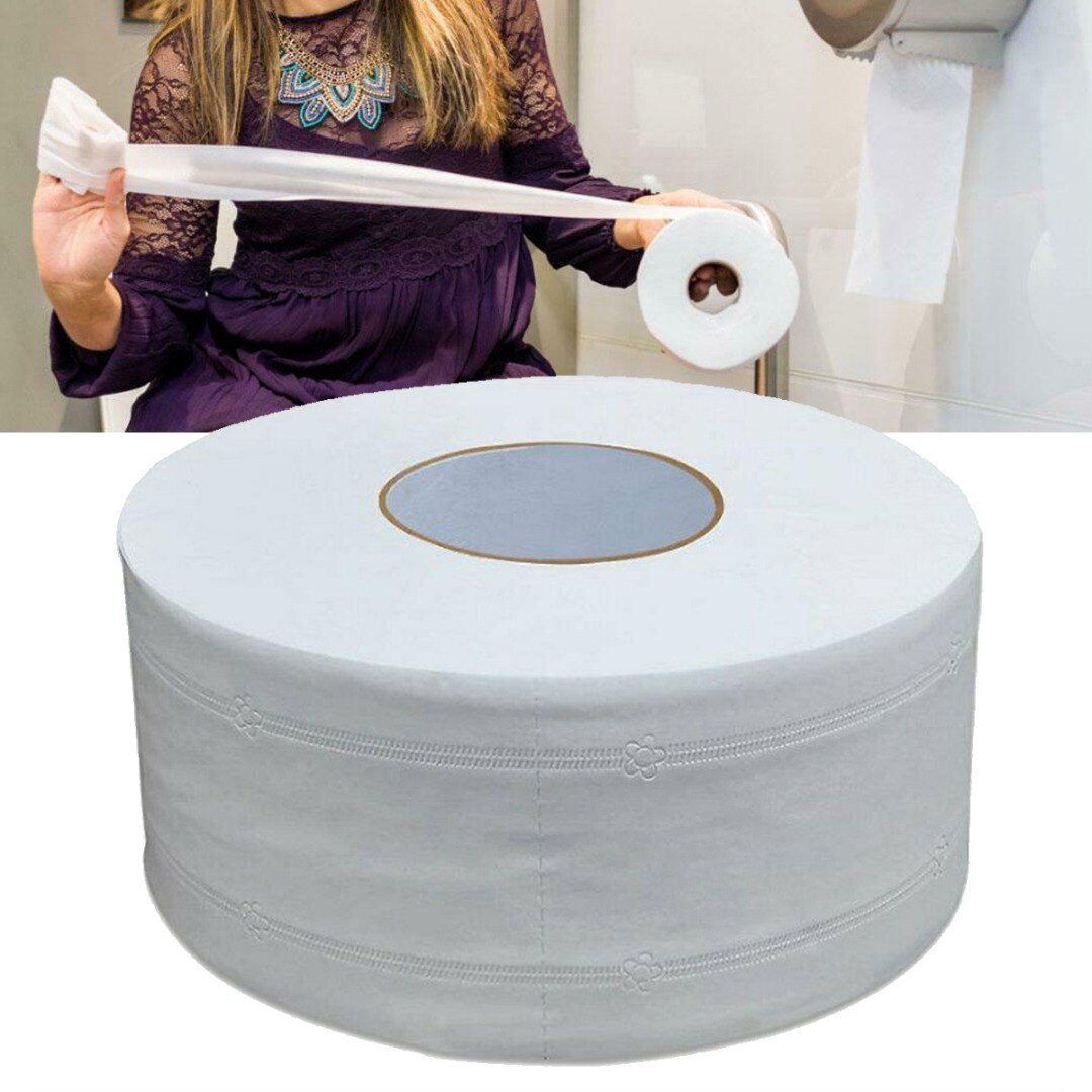 Big Toilet Paper Rolls Pack 4ply Quilt Tissues Luxury Bathroom Strong Paper