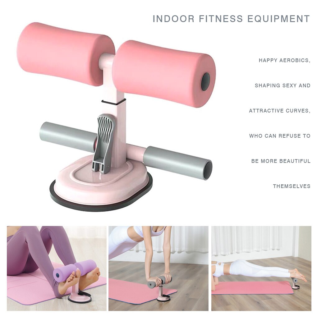 Sit Up Assistant Abdominal Core Workout Sit Up Bar Fitness Sit Ups Exercise Equipment Portable Suction Sport Home Gym