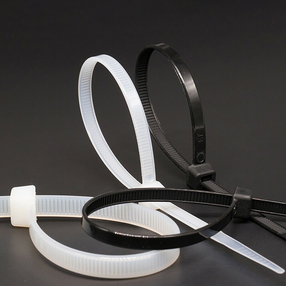 3 * 60mm / 3 * 80mm nylon cable tie white black 2.5mm wide self-locking cable tie cable tie cable various specifications