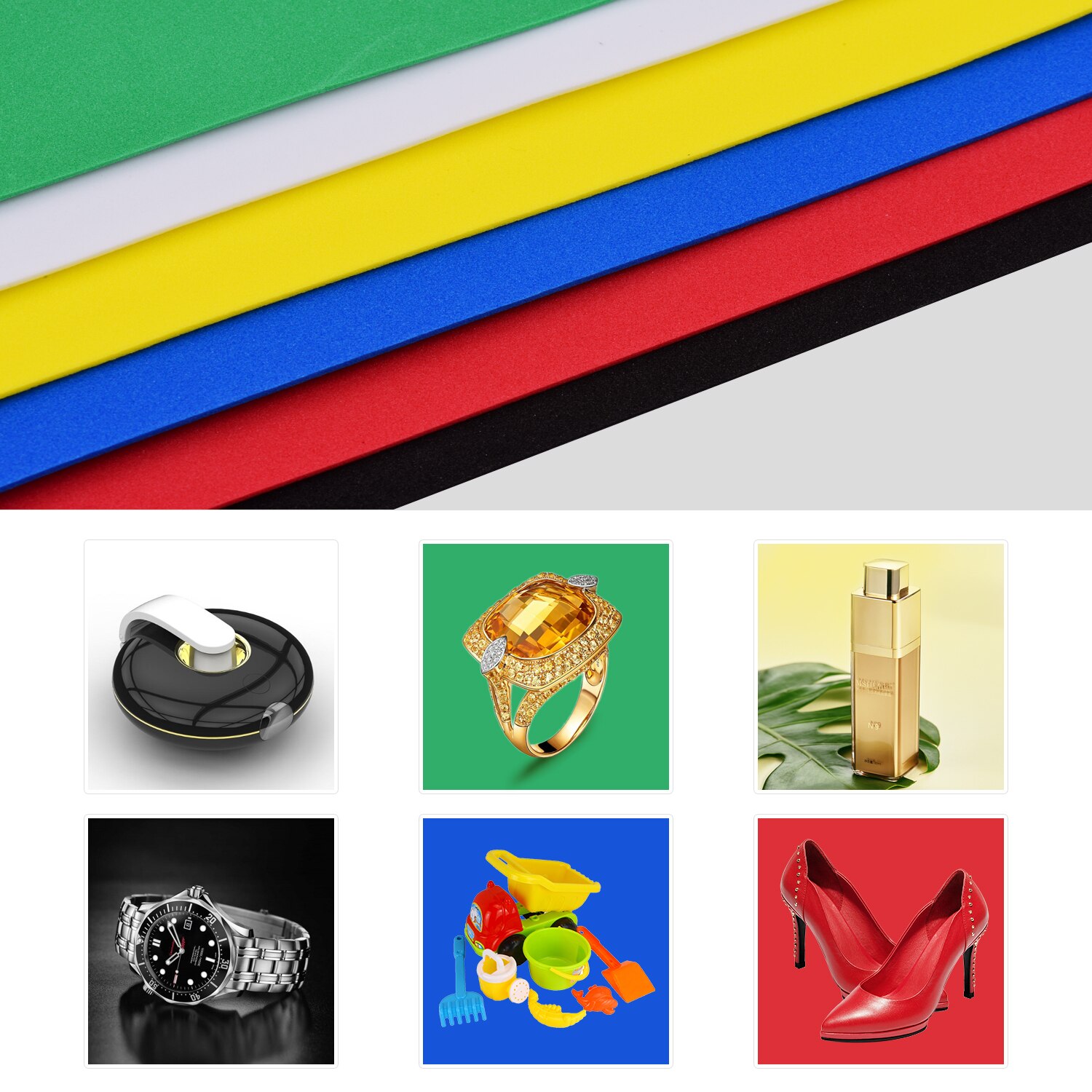 40 * 40 * 40cm Portable Foldable LED Light Tent Photo Shooting Box Softbox Lightbox with 6pcs Color Backdrops