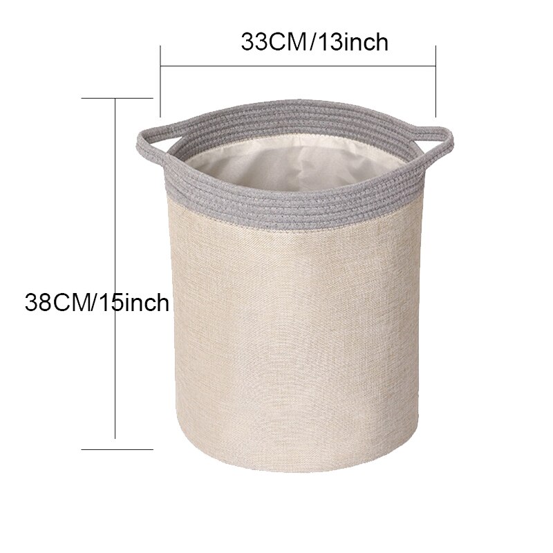 Freestanding Laundry Hamper Collapsible Large Clothes Basket with Easy Carry Extended Handles for Clothes Toys