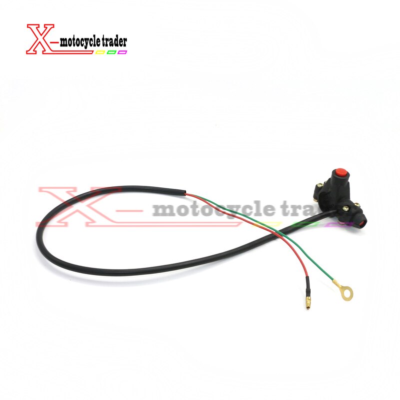 Kill Stop Switch Open Closed Safety Tether Push Button for 2 Stroke ATV Quad Go Kart Dirt Pocket Mini Bike Motorcycle Motocross