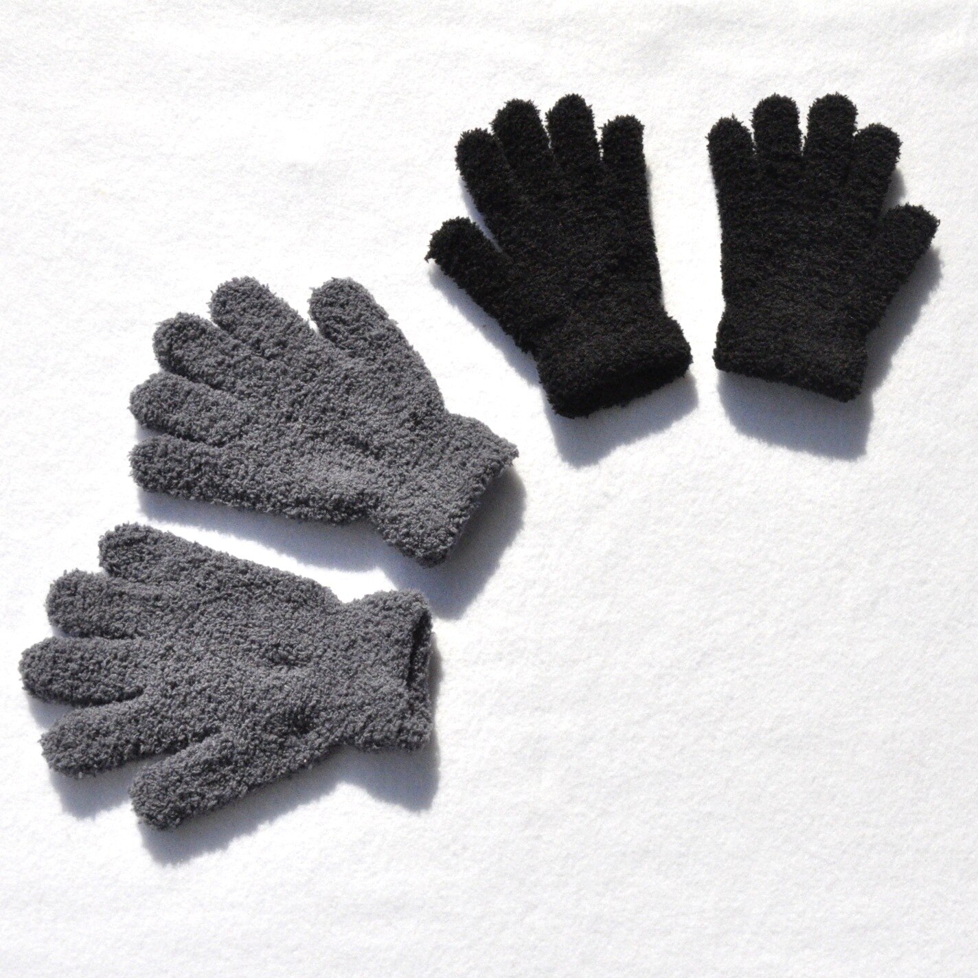 Wecute Herbst und Winter warm Art Handschuhe für 5-11Jahre freundlicher Vlies Verdickte Weich Korallen Vlies Handschuhe Ich bin Freien Spielen Radfahren