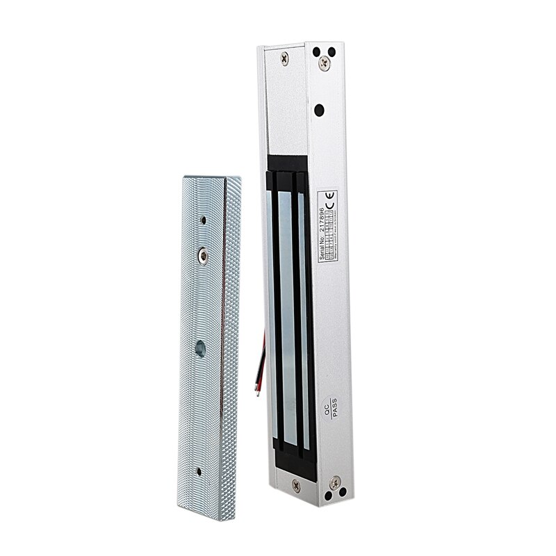 Electronic Door Lock Safurance Single Door 12V Electric Magnetic Electromagnetic Lock 280Kg(600 Lb) Magnetic Lock Access Control: Default Title