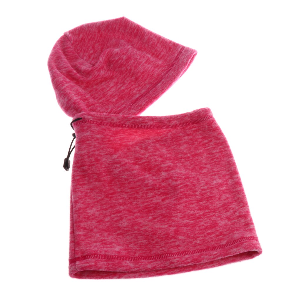 Winddicht Ski Gezichtsmasker/Bivakmutsen Kap/Halswarmer/Sjaal: Hot Pink