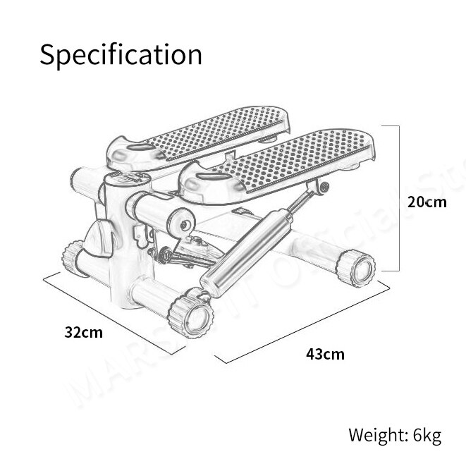 Stepper hidráulico para gimnasio en casa, Mini Stepper para hacer ejercicio en interior, ejercicio aeróbico, pérdida de peso, culturismo