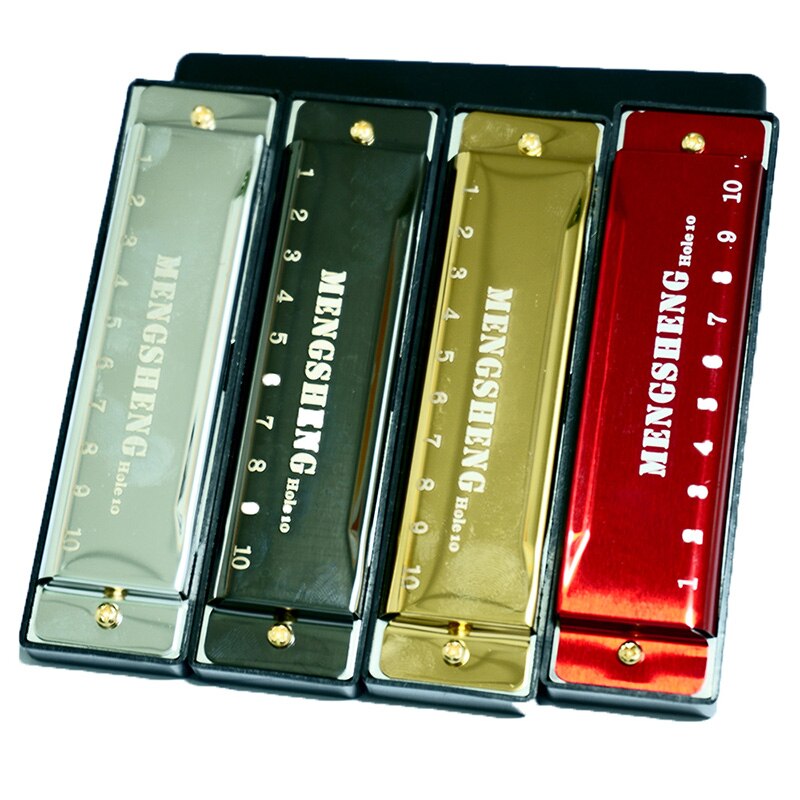 Harmonica à 10 trous et 20 tons,orgue de bouche diatonique en do, pour blues, jazz, pour l&#39;éducation précoce des bébés, l&#39;entraînement au sens musical,