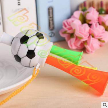 50 Uds coloridos tres tubos animando cuernos de voz de tono alto fútbol cuerno partido carnaval deportes juegos Noice makers juguete