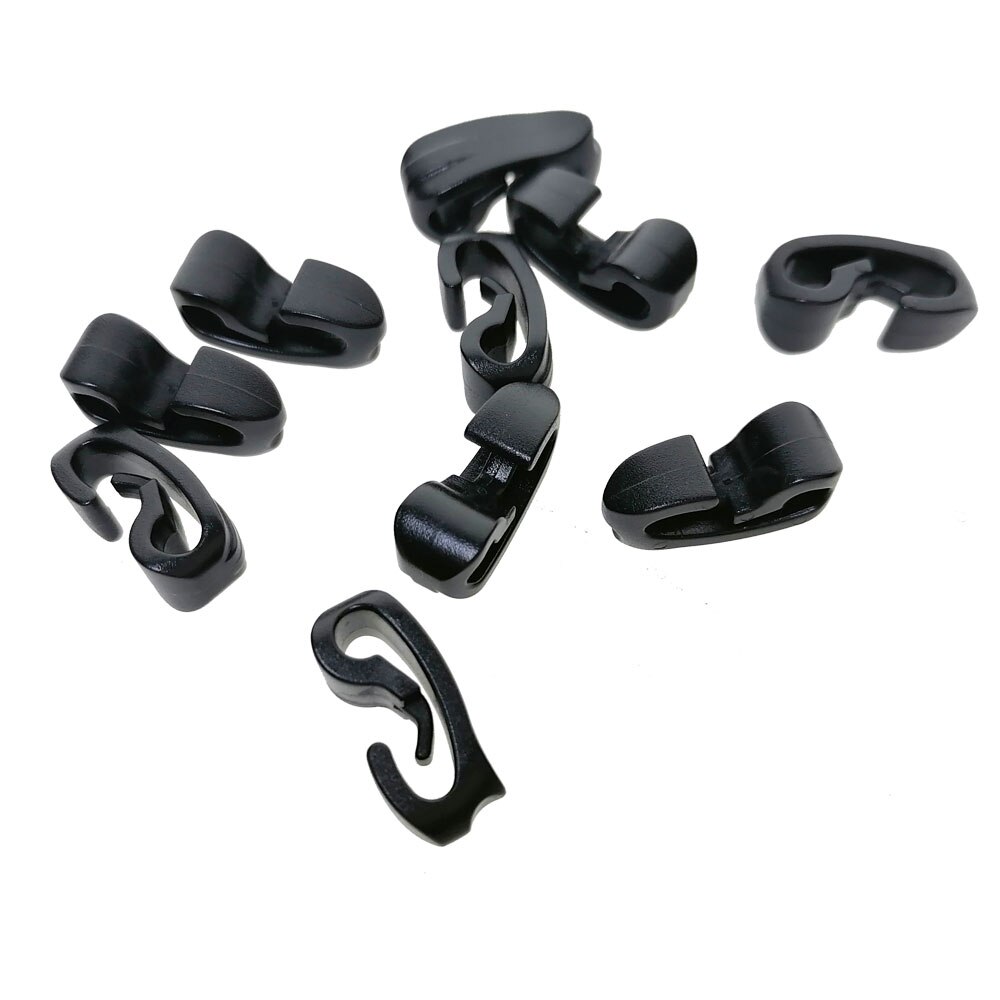 Bunge Stretch Cord Snap Hook Tarp Tie Down Loop Hook For Fishing Mountaineering Camping Tent Hiking Travel