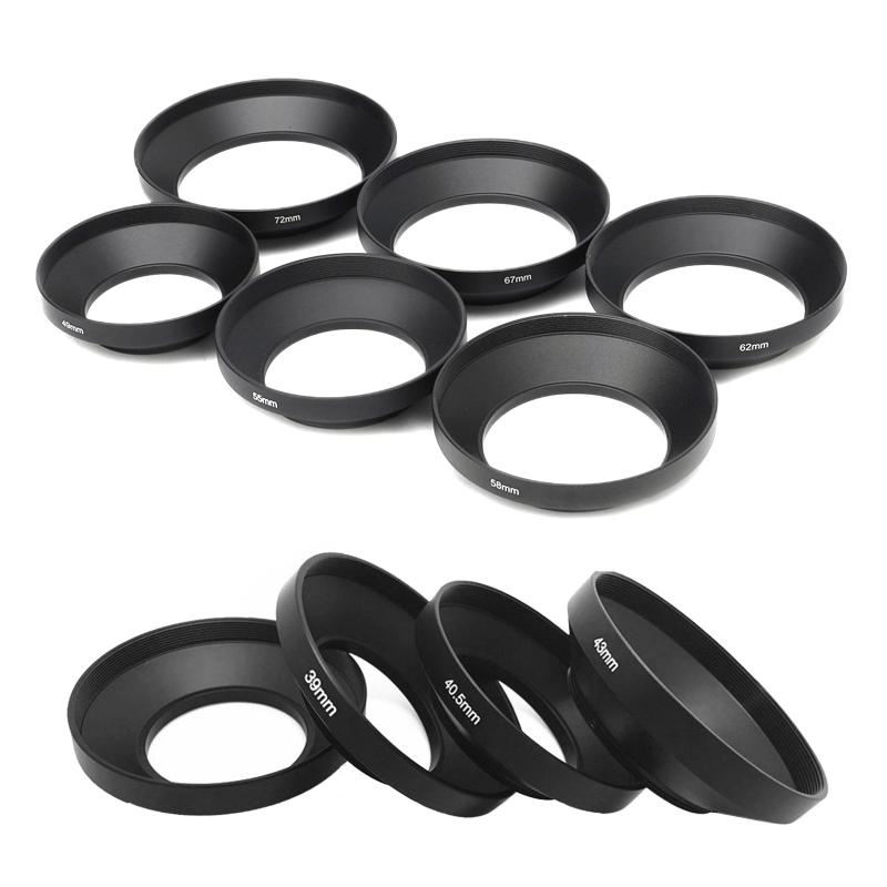 Metalen lens HUW Wijdhoek 39 mm 40,5 mm 43 mm 46 mm 49 mm 52 mm 55 mm 58 mm 62 mm 72 mm 77 mm 82 mm Lensdopkap voor bescherming