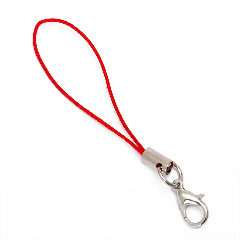 Lariat-llavero con broche de langosta para teléfono móvil, correa con cordón, Multicolor, 50/10 piezas