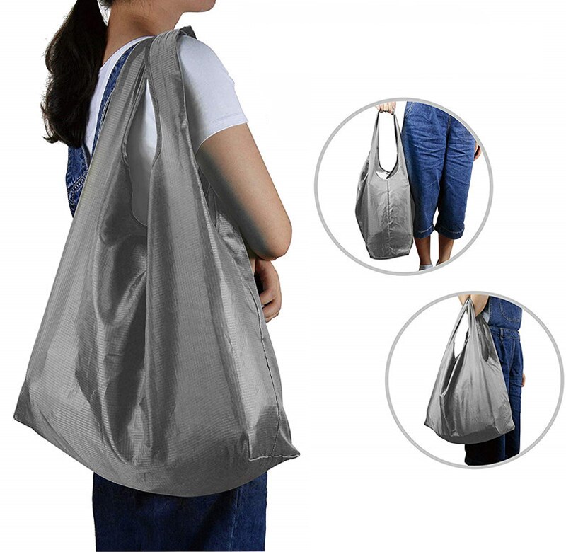 Milieubescherming Oxford Doek Bakken Waterdichte Draagbare Pure Color Grote Capaciteit Boodschappentas Herbruikbare Opvouwbare