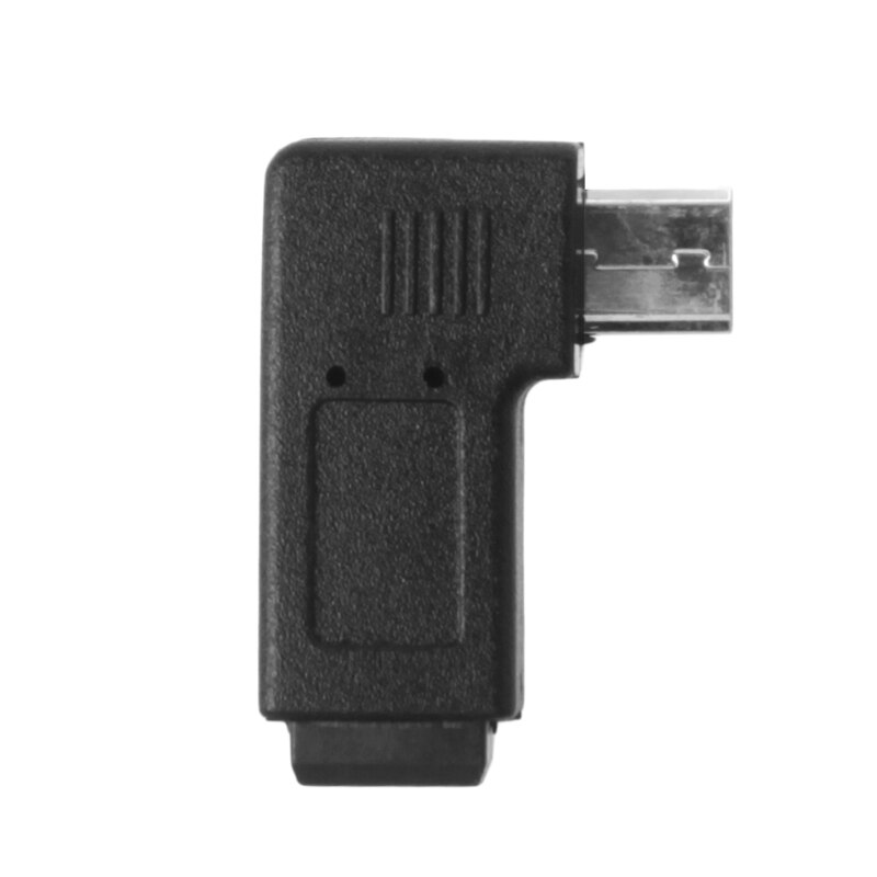 90 degree Left & Right Angled Mini USB 5Pin Female To Micro USB Male Data Sync Adapter #221: Right Angled