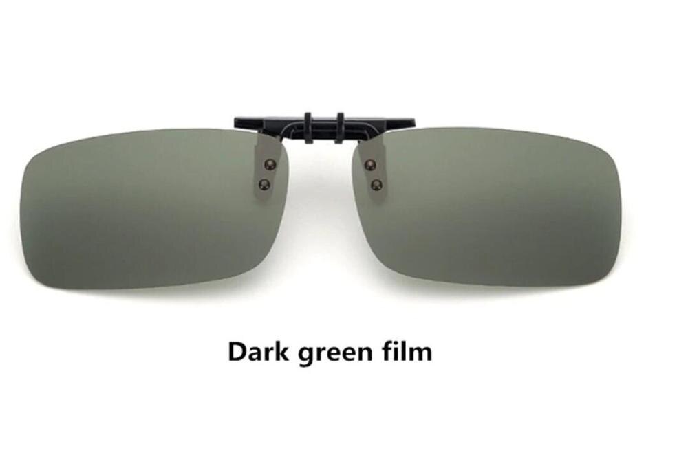 UV400 Lens Clips On Sun Glasses Driving Night Vision Lens Sun Glasses Cool Polarized Mirrored Male Anti-UVA For Men Women Descr: 03