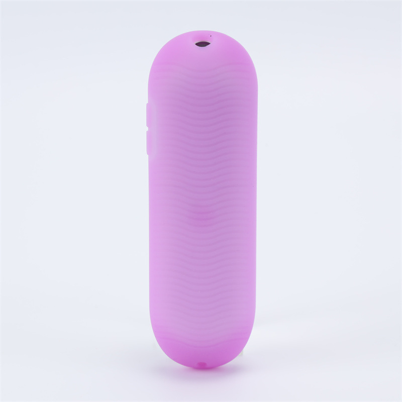 Silicone Protective Case for Google Chromecast SmartTV Remote Control Non-slip Soft Durable Shockpro Protective Cover Shell: Lavender