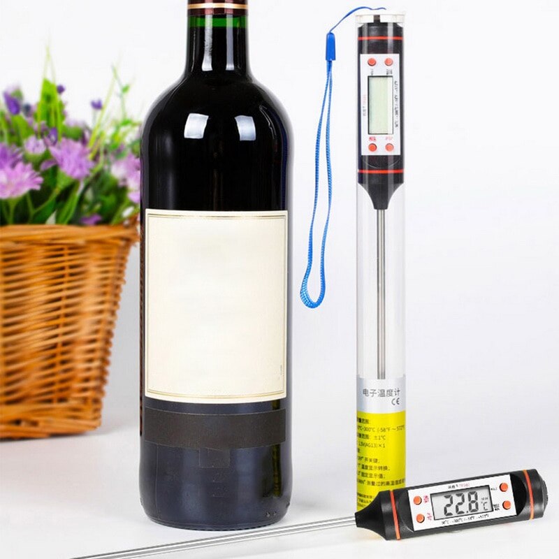 Instant Read Meat Thermometer Pen Style Digital Food Pen Style Thermometer Kitchen BBQ Meat Cooking Temperature Probe