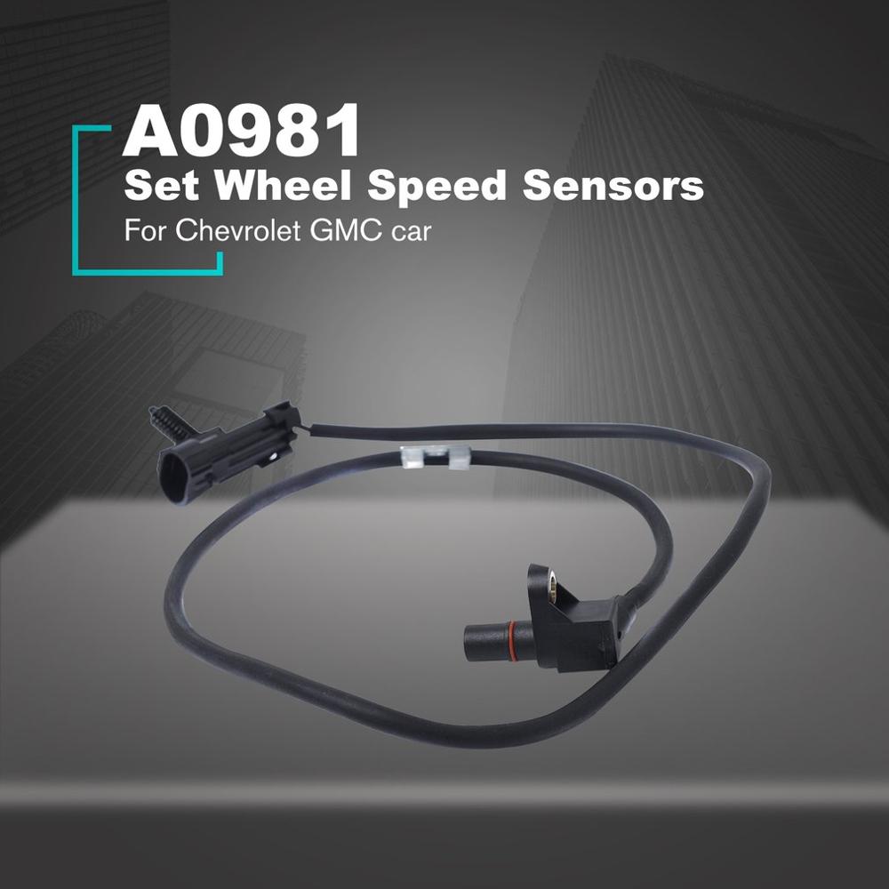 Front Left + Right ABS Wheel Speed Sensor Universal 15716203 For 19932005 Chevy GMC Vehicle