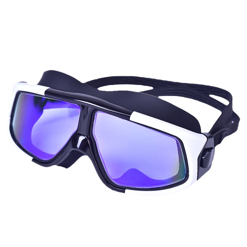 Film coloré sports de plein air vent et lunettes de sable masque en silicone lunettes d'équitation lunettes d'alpinisme grand cadre lunettes de plongée: A