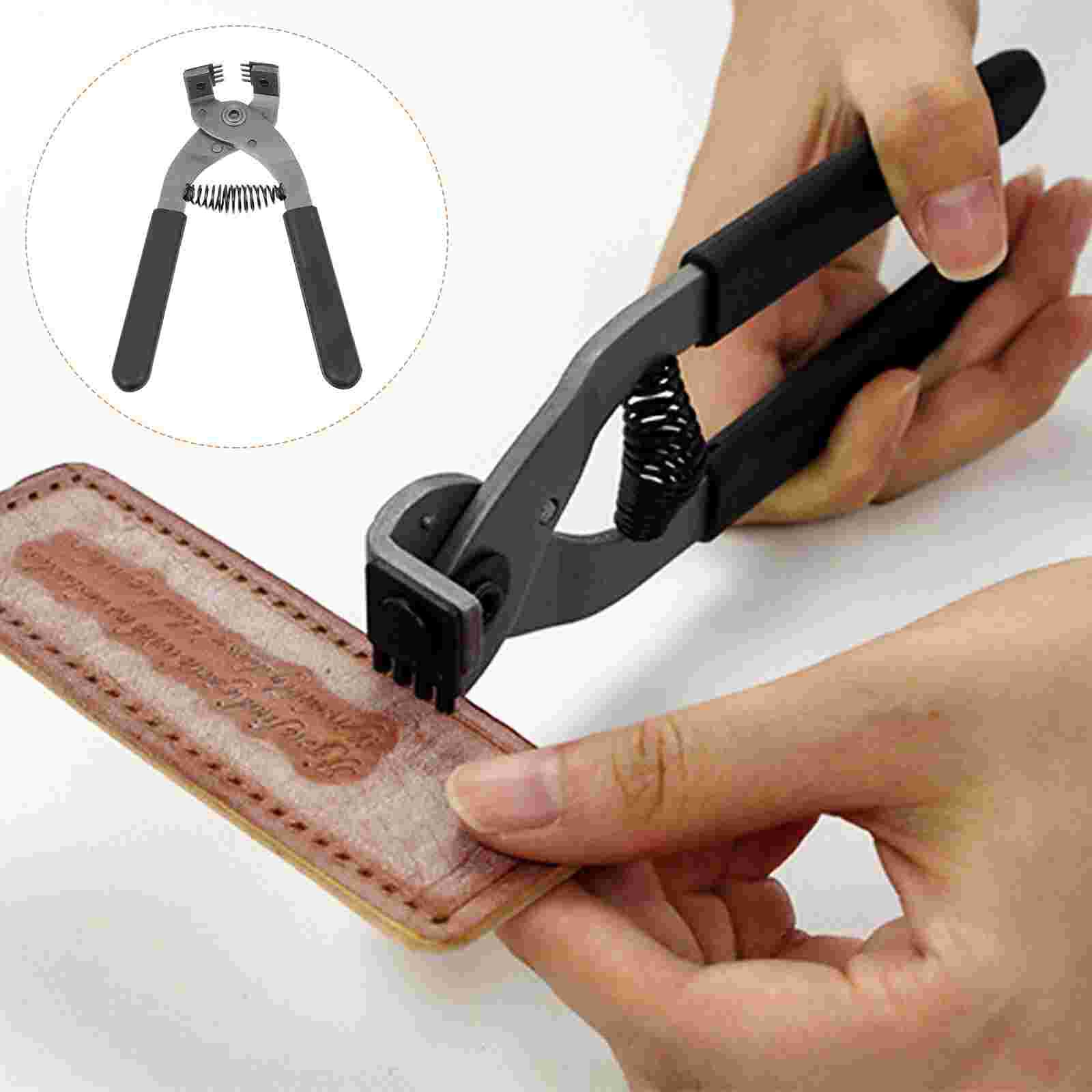 Steel Leather Hole Punch Leather Hole Punch Tool Rhombus Punch Leather Craft Tool