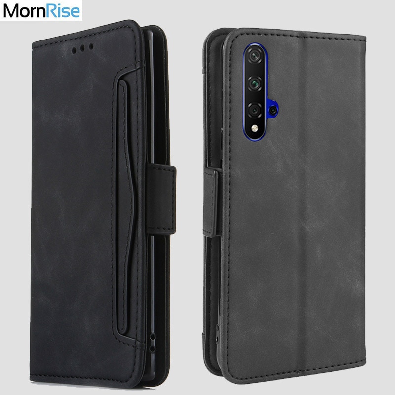 Pour Huawei Nova 5T portefeuille étui magnétique livre rabat couverture pour Huawei Nova 5T support photo carte de luxe en cuir téléphone portable Fundas