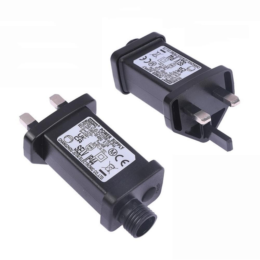 Transformateur 5V 24V 31V, alimentation 6W 3.6W, adapté aux décorations d'équipement LED de noël et d'halloween, prise ue US: Rouge