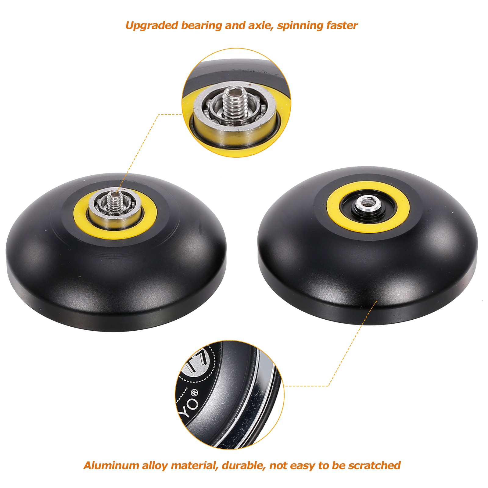MagicYoyo T7 Yoyo Responsive Yoyos for Kids Beginner Yoyo with Narrow Bearing Steel Axle Aluminum Alloy Body Looping Play