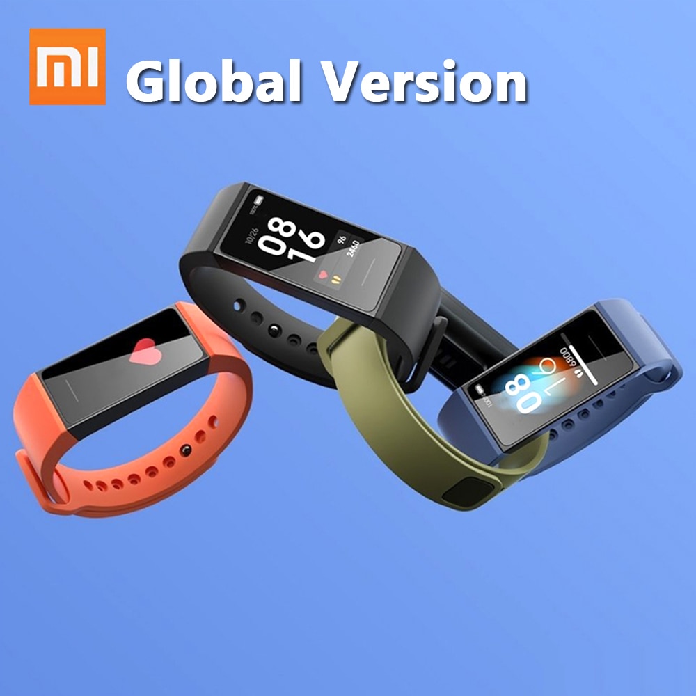 Global Version Xiaomi Mi Band 4C Smartband Heart Rate Monitor Fitness Tracker 1.08" Color Bluetooth 5.0 Smart Bracelet Men Women