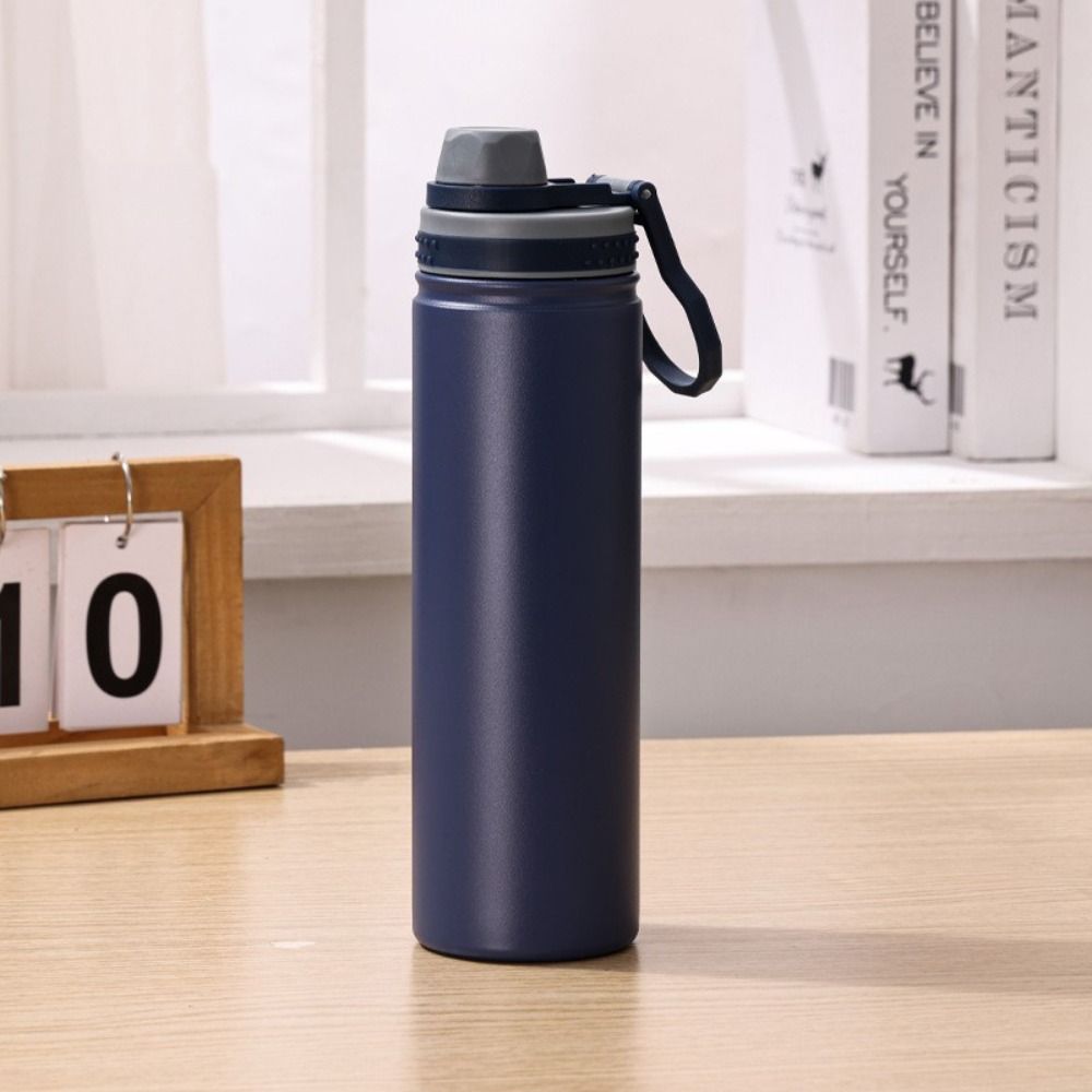 Taza Termo al vacío de acero inoxidable, taza aislante minimalista a la , taza de café de gran capacidad de 750ml para coche