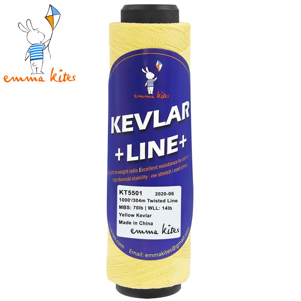Twist 1000ft 70lb kevlar dragesnor til single line drageflyvning udendørs camping vandreture fiskeri rygsæk
