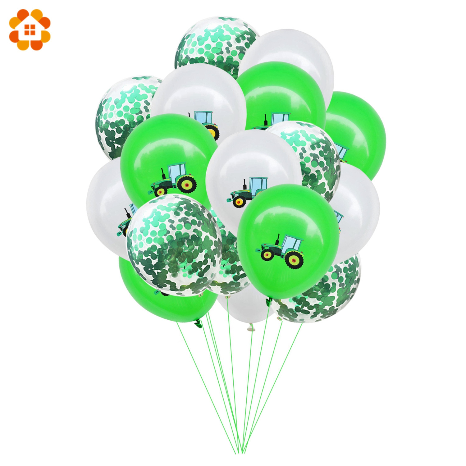 Tractor agrícola serie de vehículos, adornos para pasteles, pancartas de papel para Tractor de tierras agrícolas de niño, decoración para de cumpleaños, envoltura artesanal