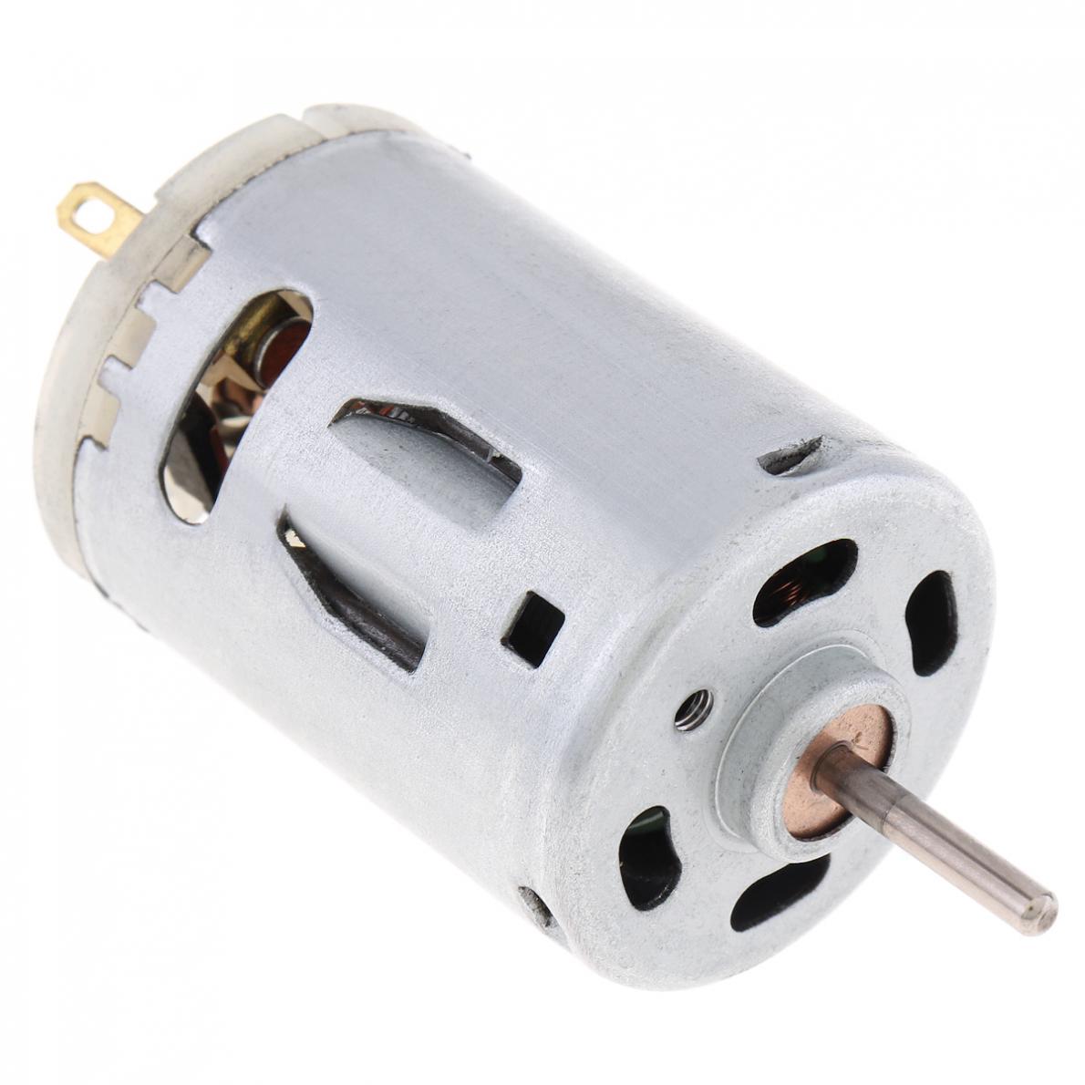 RS385 12V 3.9A 9800RPM DC Motor Remote Control Car Motor Electric Toy Motor Hair Dryer Motor with Carbon Brush for Toy Model