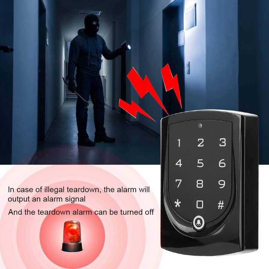Smart Touch Keypad IC/ID Card & Password Door Access Control Reader Security Entry System